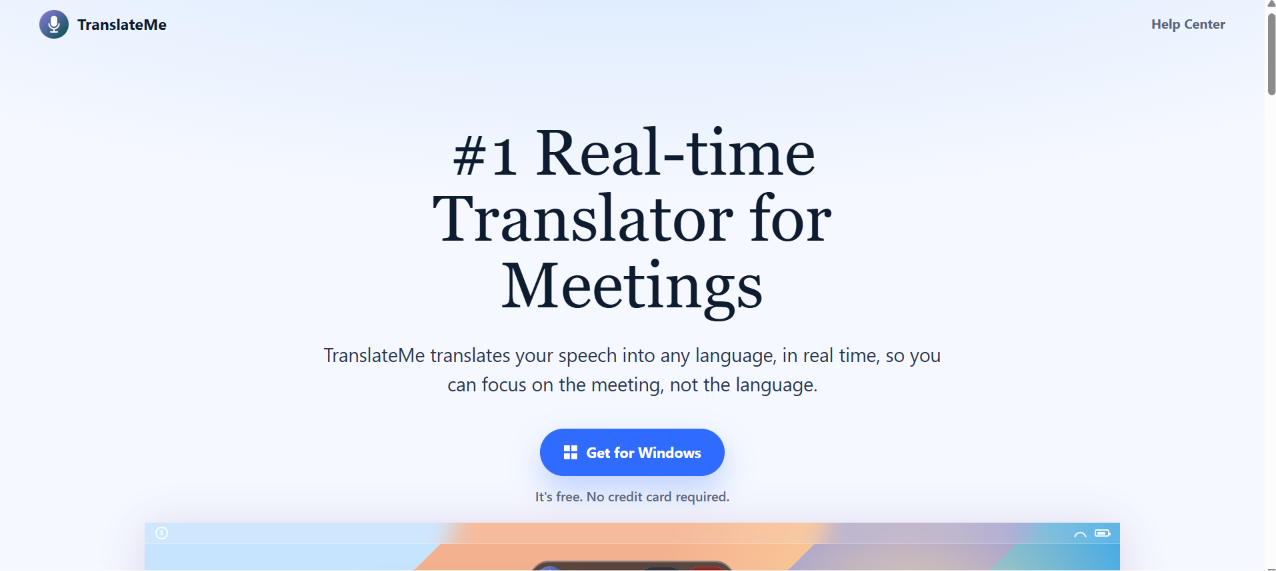 Downloading the TranslateMe installer